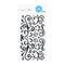 12 Pack: Black Glitter Swirl Stickers by Recollections™
